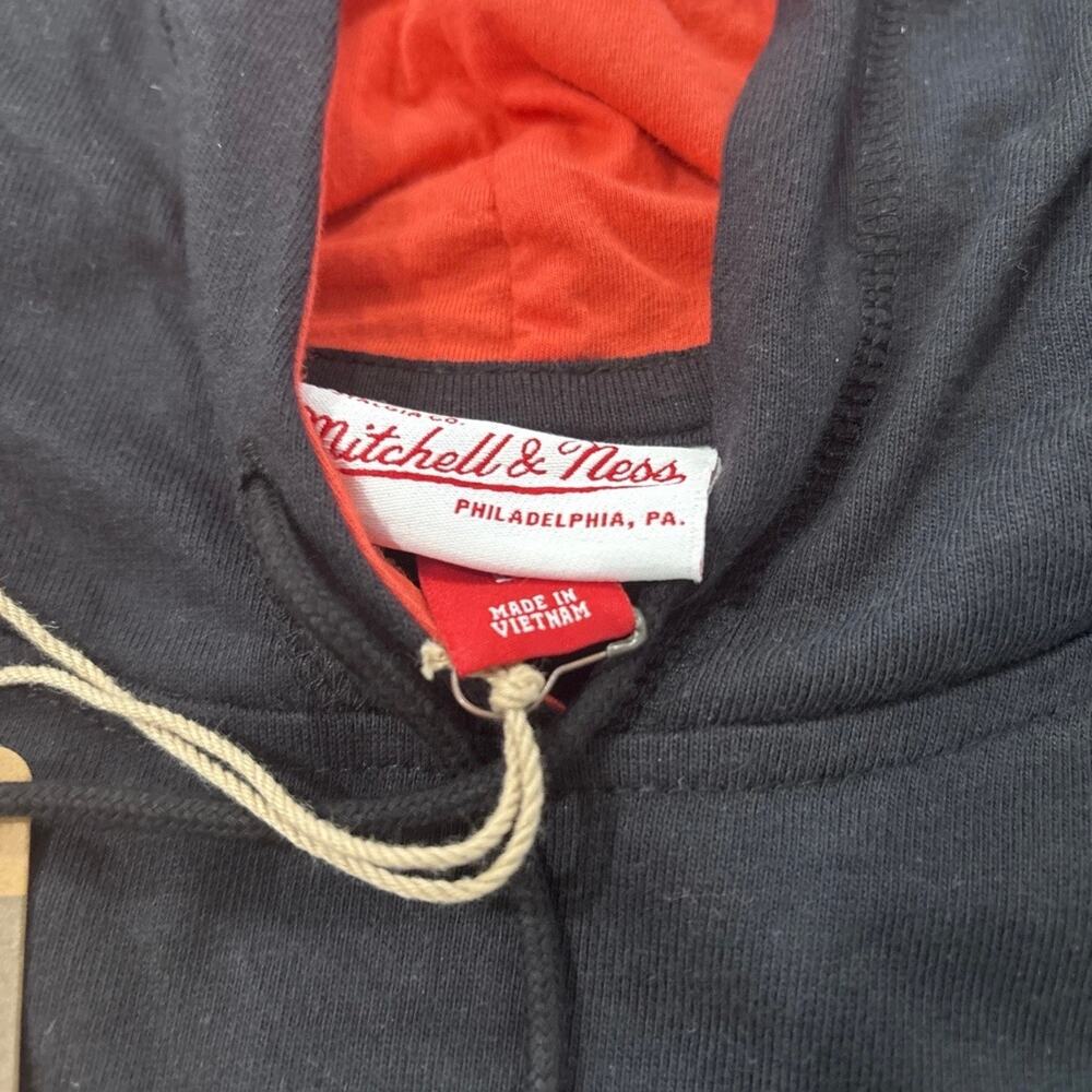 Mitchell & Ness DC United Split Hoodie Shirt Mens Large NWT MLS Soccer Black Red - Picture 4 of 7